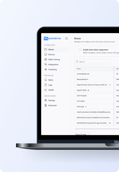 MyWorkDrive enterprise pricing plan